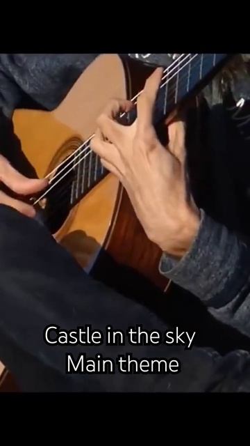 INSANE guitar harmonics from Joe hisaishi castle in the sky #guitar #guitarcover #anime смотреть онлайн
