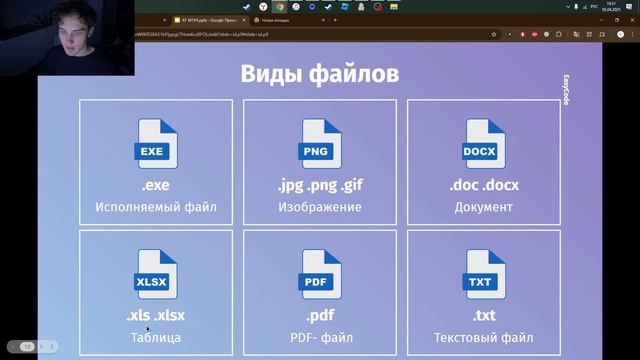 Компьютерная грамотность Группа №32983 М1У4 (Знакомство с понятием папка) смотреть онлайн