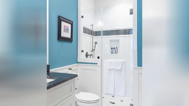 75 Cement Tile Floor Bathroom With Black Countertops Design Ideas You'll Love 🌈 смотреть онлайн