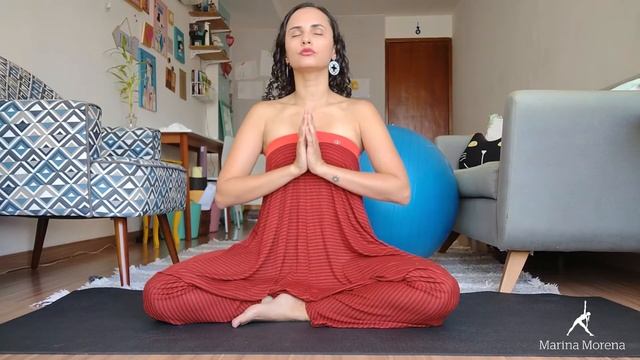 Yoga para Gestantes com Marina Morena - Meditação de gratidão na gestação смотреть онлайн
