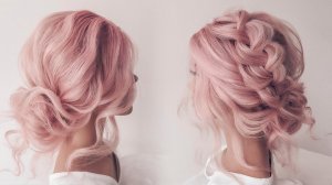 Как Сделать Низкий Пучок с Косой | Быстрая и Красивая Прическа