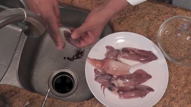 How To Clean Squid/Calamari. How To Clean A Cephalopod. How To Prep Calamari/Squid