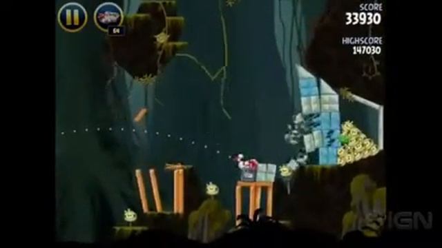 Angry Birds Star Wars Path of the Jedi Level J-35 3 Star Walkthrough230 смотреть онлайн