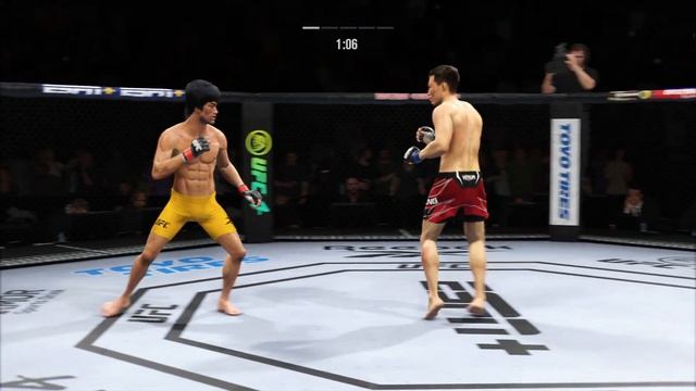 UFC 4 Bruce Lee vs The Korean Zombie | EA Sports UFC 4 смотреть онлайн
