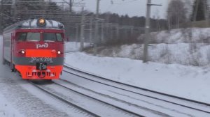 Зимний сборник поездов России в Сибири (ноябрь 2017) | Железная дорога