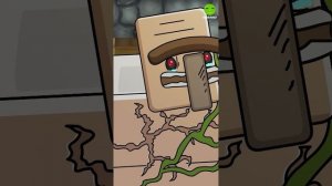 Крипер VS Железный Голем #minecraft #майнкрафтанимация #creeper #irongolem