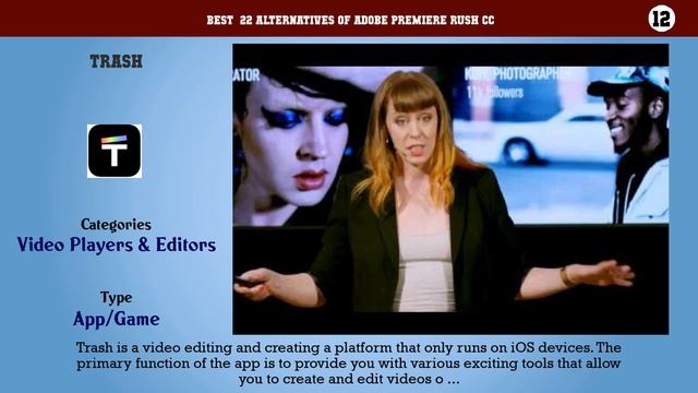 Adobe Premiere Rush CC | Top 22 Alternatives of Adobe Premiere Rush CC смотреть онлайн