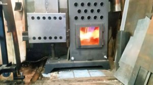 Энергонезависимая, мультитопливная горелка на древесных отходах. Щепа березовая.