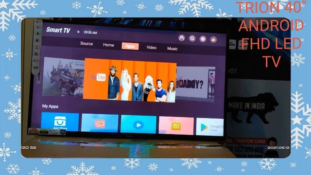 TRION 40" ANDROID FHD LED TV смотреть онлайн
