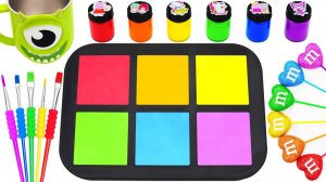 РИСУЕМ КРАСКАМИ ЦВЕТНЫЕ СЛАЙМЫ ДЛЯ ДЕТЕЙ КАНАЛ ИГРАЛКИ-ЗАЛИПАЛКИ