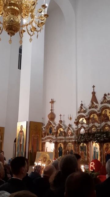 Пасхальное богослужение в женском монастыре в Апшеронске . смотреть онлайн