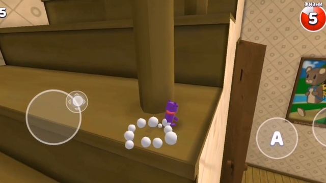 Super BEAR Adventure мисии и логово фиолетового медведя смотреть онлайн