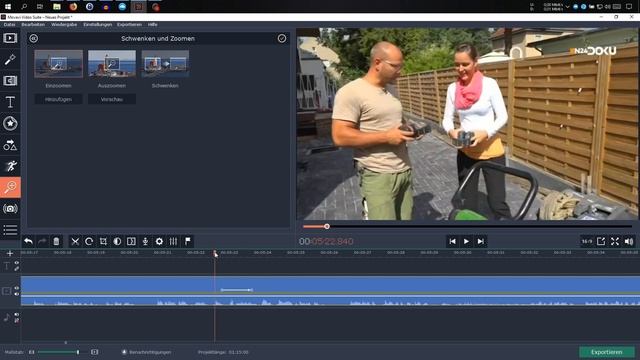 Zoomen und Schwenken beim Movavi Video Editor (Zoom and Pan) смотреть онлайн