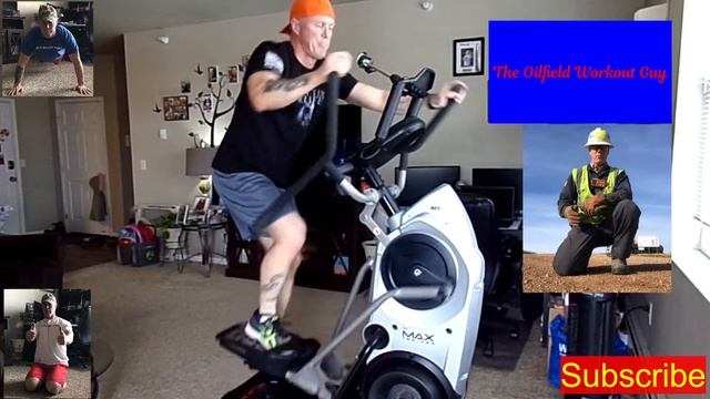 Bowflex Max Trainer M7 Stair Climbing Workout, Going to Try to Burn 400 Calories. смотреть онлайн
