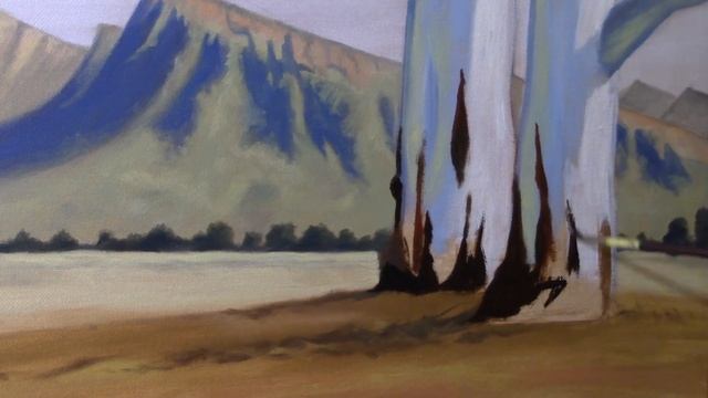 Eucalyptus Trees - Timelapse painting смотреть онлайн