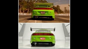 Создал Mitsubishi Eclipse из Пластилина из фильма Форсаж
