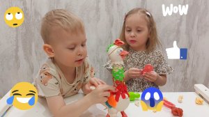 🐔КУРОЧКА ЛЕПКА🐔ДЕТСКИЕ ИГРЫ🎉😻ОБЗОР ИГРУШЕК😜 ТЕСТО ДЛЯ ДЕТЕЙ😱 РАЗВИВАШКИ 😁👍ЗАНЯТИЯ С ДЕТЬМИ