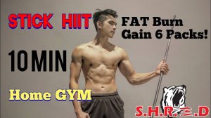 Stick HIIT - 10 MIN Follow Along Series!!! (Broomstick)