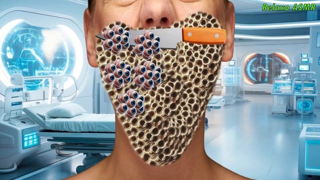 ASMR ANIMATION TREATMENT | Under-Arm Trypophobia Removal  | ASMR Animation @relaxoasmrofficial