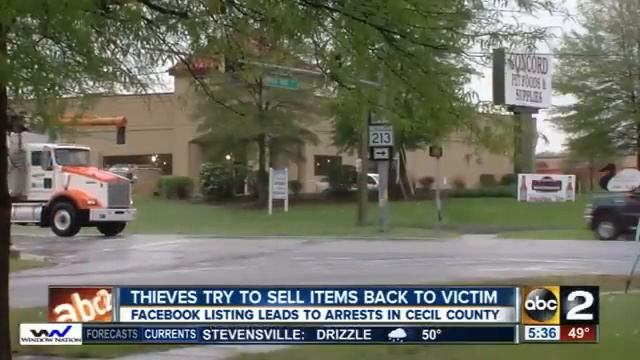 Cecil County thieves caught after trying to sell tools they stole back to the victim смотреть онлайн