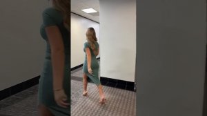 New! 🚨| Marie Dee Talking and Walking In Office | Tight Dress, Tight Pants, Heels, Elevator Outfit