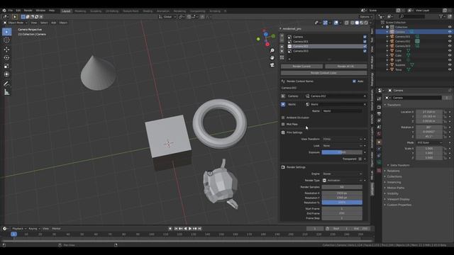 BLENDER 2.8x - RENDERSET PRO ADDON! 😍 смотреть онлайн
