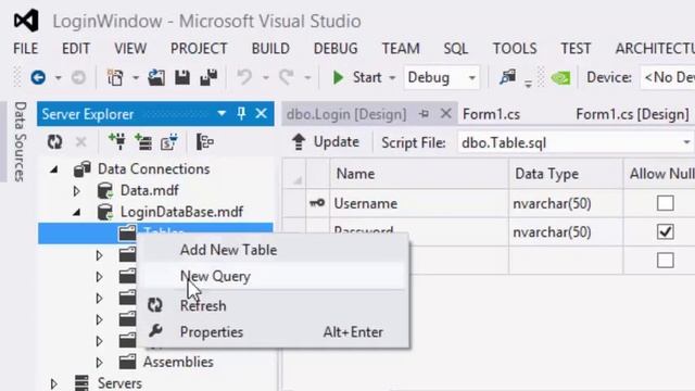 Creating a login window in Visual studio C sharp 2012 смотреть онлайн