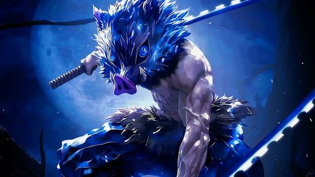 Иноске Хашибира с Двумя Клинками | Inosuke Hashibira with Two Blades - Живые Обои смотреть онлайн