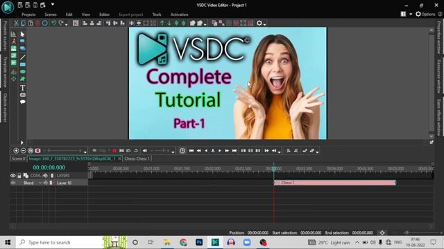 Transition Video Effect In VSDC Free Video Editor Tutorial In Hindi смотреть онлайн