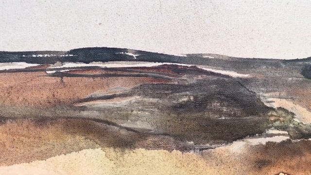 Abstract Landscape "Sepia Sonata" смотреть онлайн