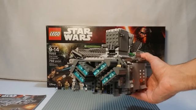 LEGO Star Wars 75103 First Order Transporter™ Review смотреть онлайн