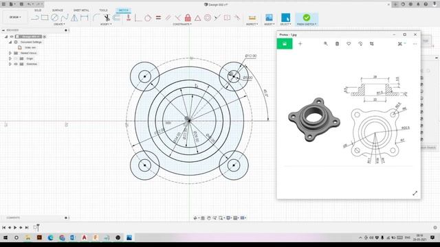 Fusion 360 tutorial for beginners | 3D model 02 смотреть онлайн