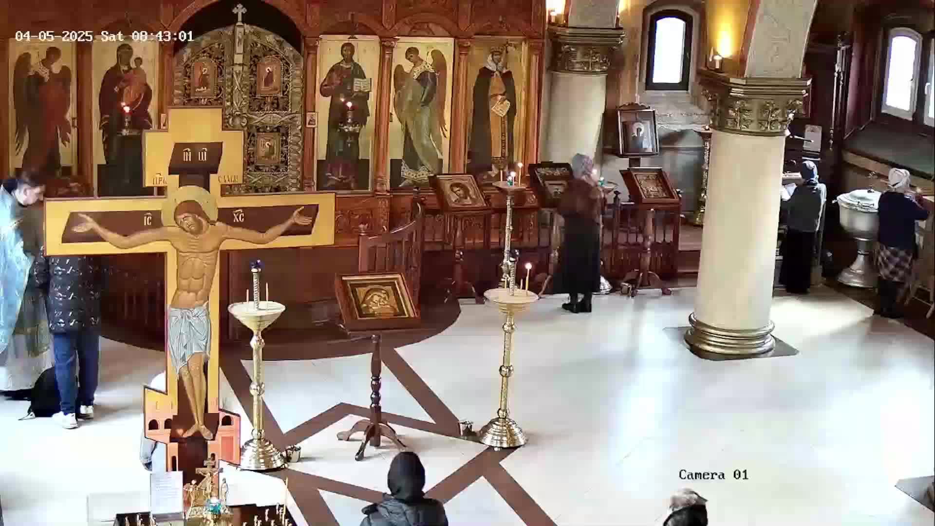 Божественная литургия, заупокойная лития. 5.04.2025 в 9-00. смотреть онлайн