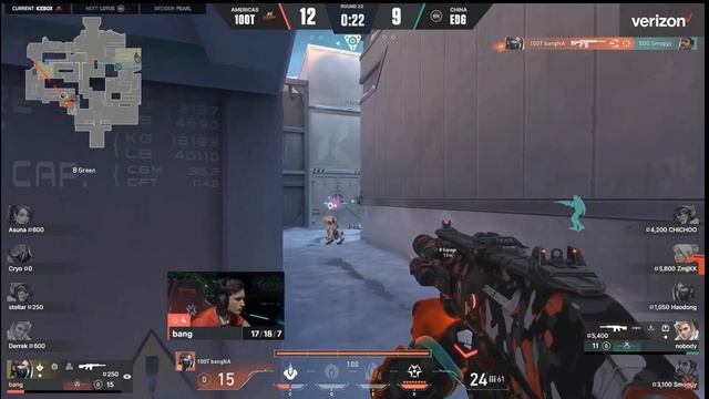 100 Thieves VS EDward Gaming Highlights | VALORANT LOCK IN Sao Paulo смотреть онлайн