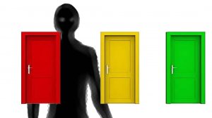 Красная дверь, желтая дверь и дверь любого цвета.  Гипнотическая трансовая игра. Чем опасна.