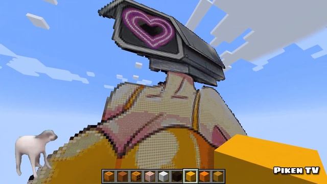 Camera Woman and TV Men Pixel Art: Noob, Pro, HACKER! [ Skibidi Toilet Characters ] #4 смотреть онлайн