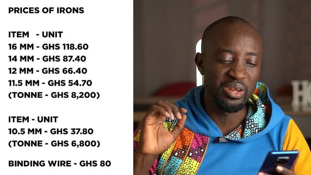 Building in Ghana - prices of iron rods, cement, blocks, etc смотреть онлайн