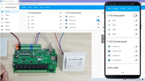 KC868-A8S smart hotel room solution by home asssitant