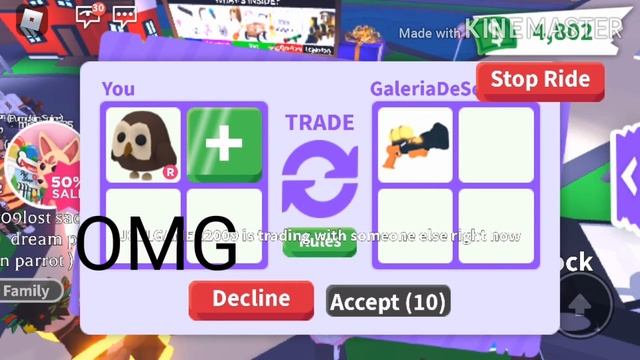 What people trade for an Owl! (Adopt me) Flurry heart смотреть онлайн