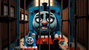 Scary Thomas Train Cursed Thomas.exe in PRISON