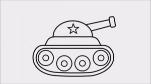 Рисуем Танки Раскраска Рисуем Раскраски для Детей