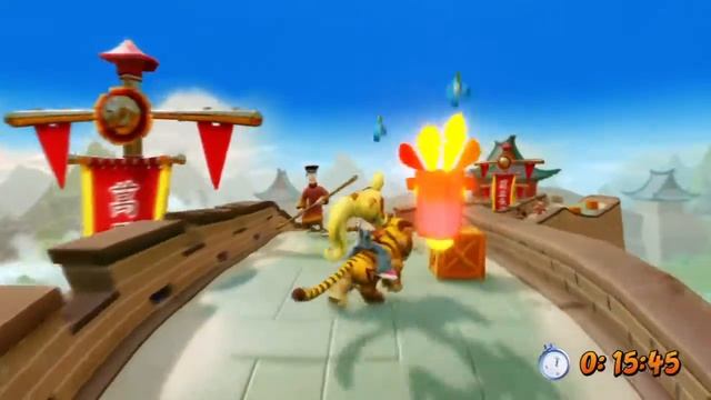 Crash Bandicoot Warped: Coco Bandicoot‘s Time Trial with Pura the Tiger смотреть онлайн