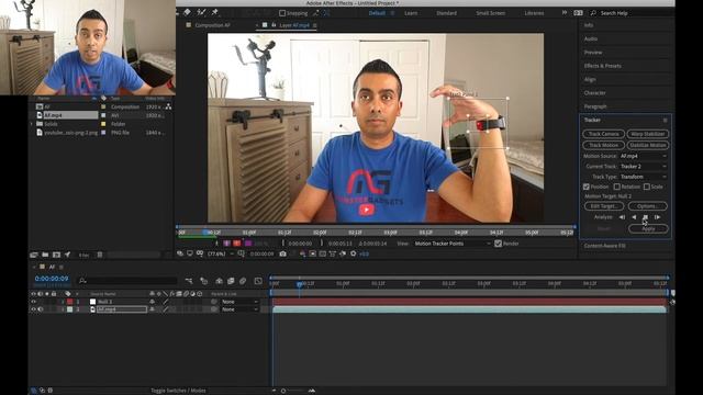 Adobe After Effects Motion Tracking Text And Objects - Tutorial Thursday E21 смотреть онлайн