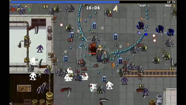 Vampire Survivors, random gameplay 32:9 aspect Ultra-Wide смотреть онлайн