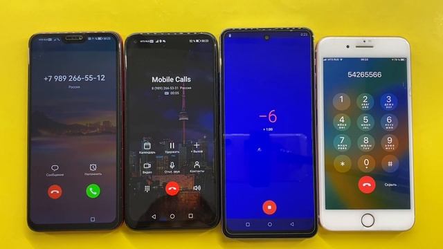 Mobile Calls on Phones Honor 8X, Huawei P40, Umiio P60 Ultra, IPhone 8 Plus смотреть онлайн