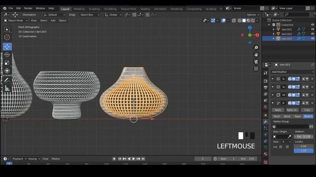 Blender 2.8 Modeling Tips | Wireframe Modifier смотреть онлайн