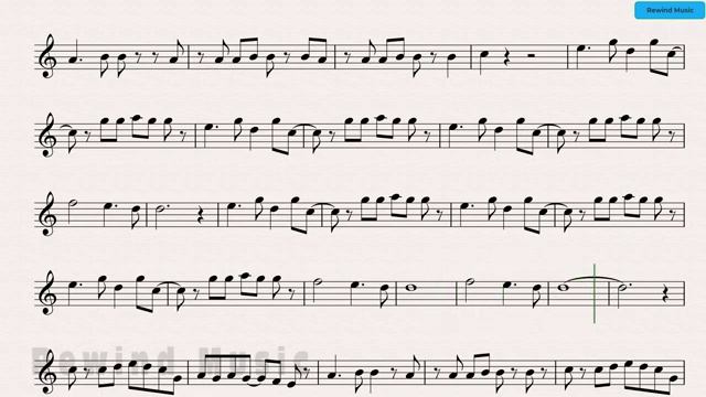 Chirpy Chirpy Cheep Cheep Alto Sax Backing Track and Sheet Music смотреть онлайн