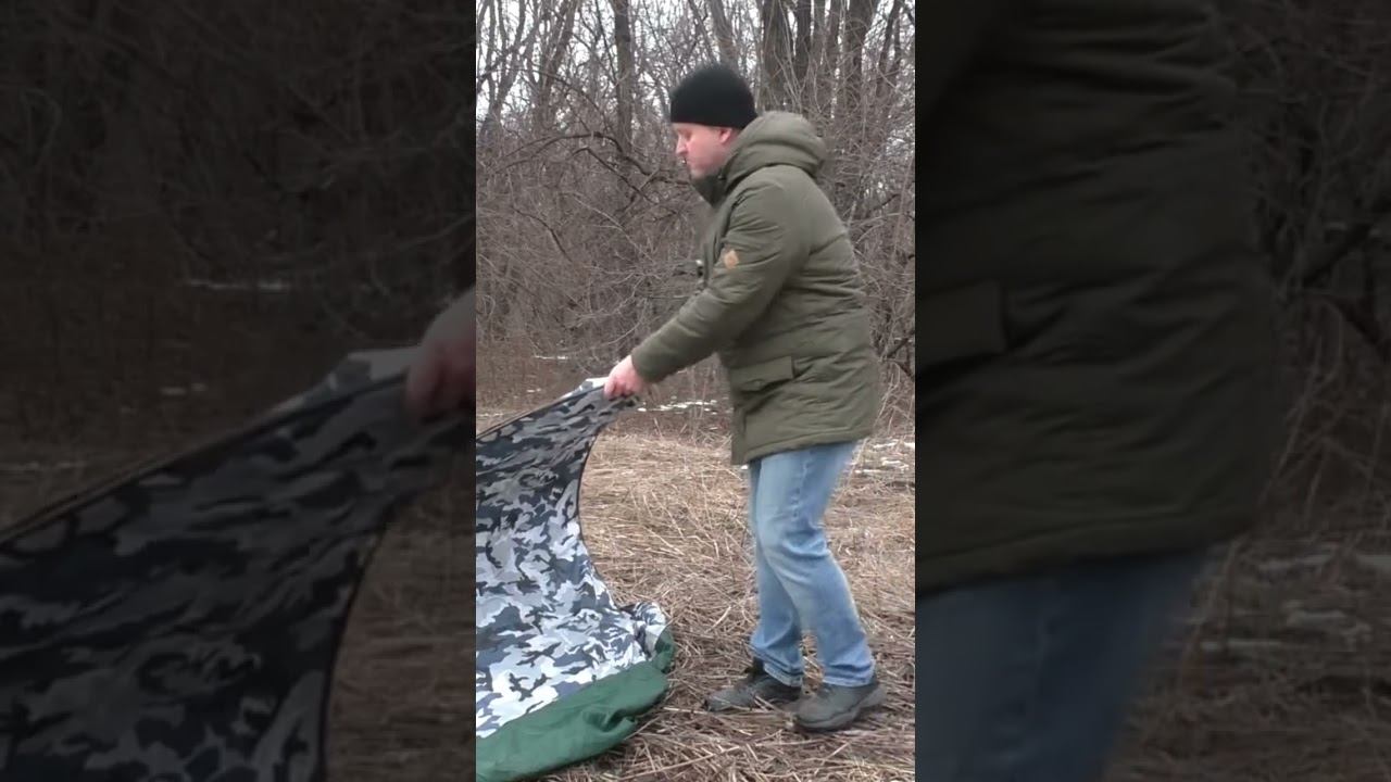 Сложить палатку-автомат #рыбалка #палатка #зимняяловлярыбы #палатки #shorts смотреть онлайн