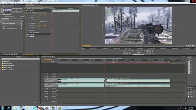 Camera Shake Effect In Adobe Premiere Pro (Tutorial)