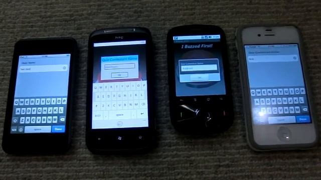 I Buzzed First! quiz on an iPhone, iPod Touch, Android phone, and Windows Phone 7.5 смотреть онлайн
